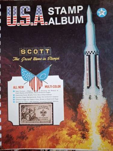 Usa 1970 vintage stamp album - ,