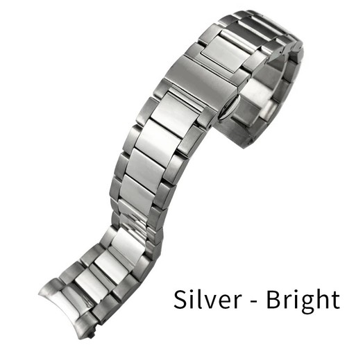 Curved end steel - steel, watch