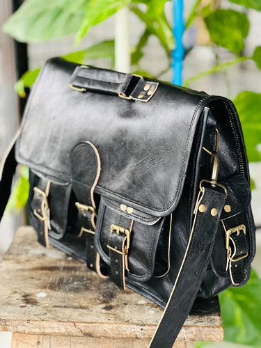 Men new vintage leather - men's,