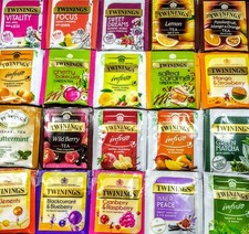 Twinings Variety Selection 35 Flavours.35 Enveloped Tea Bags in a Christmas Bag
