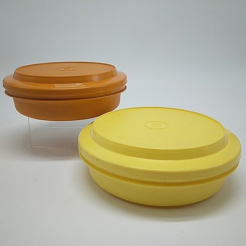 Tupperware vintage yellow - yellow, and