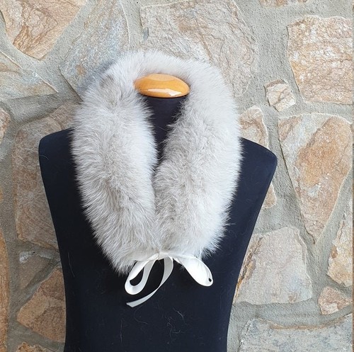 Genuine fox fur - fur, collar