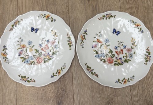 Aynsley cake plates - x2,