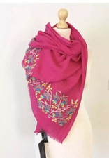 Zara Fuchsia Pink Embroidered