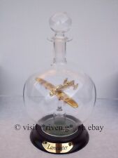 LANCASTER BOMBER in a glass