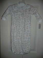 NWT Boy Girl White w Gray