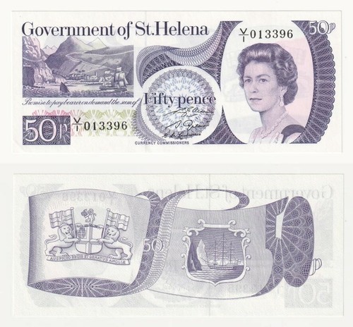 Saint helena 50p banknote - saint, banknote,