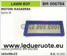 Air Filter Lawn Mower Engine Lawn Boy Series M 163x98x22