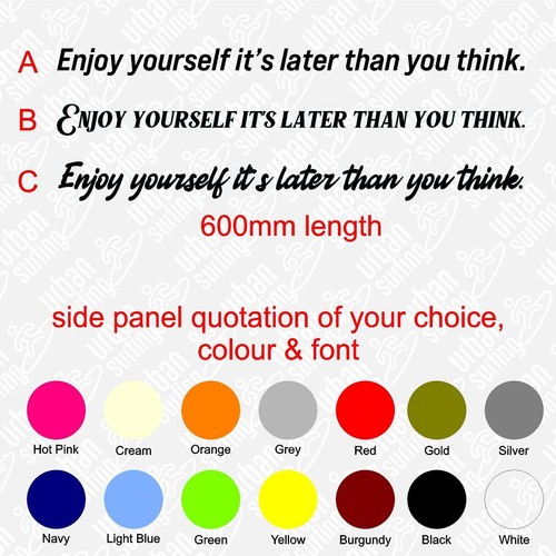 600mm quotation stickers - 2,