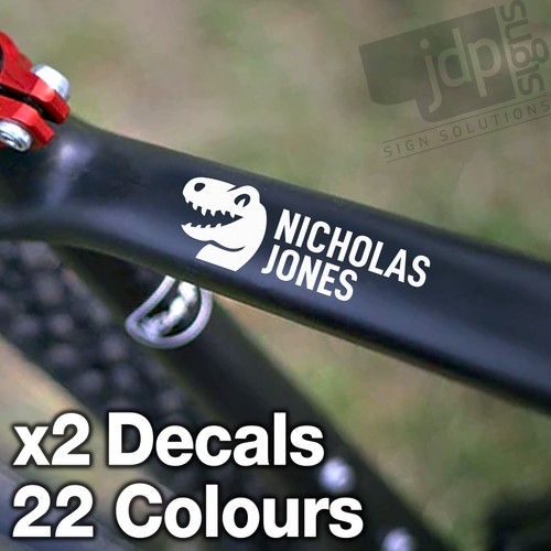 Personalised dinosaur icon - x2,