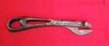 Antique tin Opener cast iron 14cm