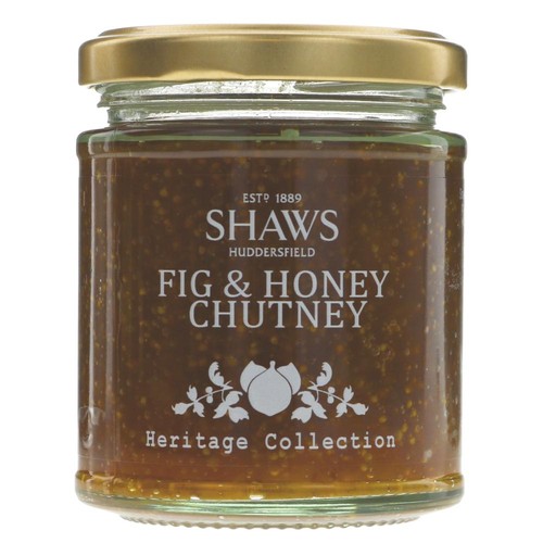 Shaws fig honey chutney 195g - &,