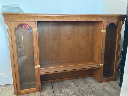Large antique pine dresser - pine,
