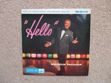 Malcolm Vaughan.  Hello - number 2. 1959 HMV  7" vinyl.  E.P. 4 tracks.