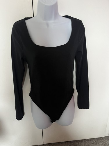 Black long sleeved body - long,