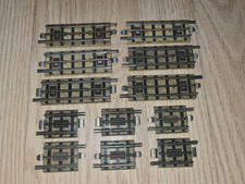 12 x HORNBY DUBLO MODEL RAILWAYS OO GAUGE 3 RAIL SHORT STRAIGHT RAILS