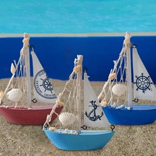 Mini Sailboat Model Decoration