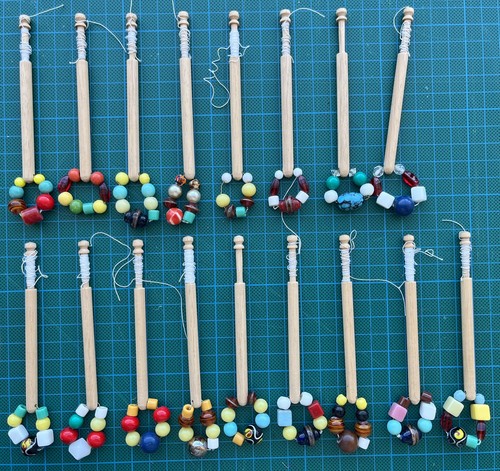 Lace making bobbins with - making,