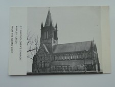 3 large old B&W PC's St. Bartholomew's Church, Armley. Leeds. Unposted. Organ.