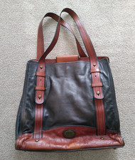 FOSSIL Leather Black & Brown