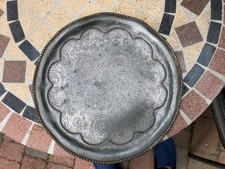 pewter charger/tray