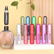 12x Refillable Perfume Atomiser 5 ml Spray Pump  EYEEGO Bottles for Travel/home