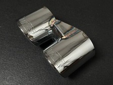 06-09 PORSCHE 997 TURBO - TECHART - RIGHT VALVE EXHAUST TIPS TAILPIPE CHROME