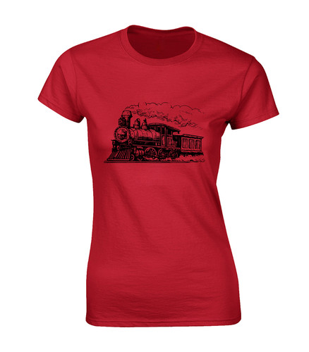 Steam train vintage drawing - steam,