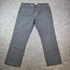 TU Men's Grey Trousers Button