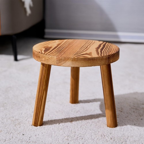 Jetaine small wooden stool - jetaine,