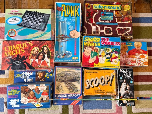 10x vintage board games toys - vintage, +