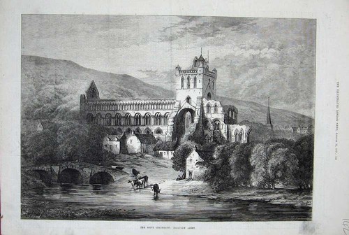 Original old antique print - original,