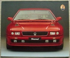 MASERATI Shamal Car Sales Brochure c1990 Ref Z109 Italian Text
