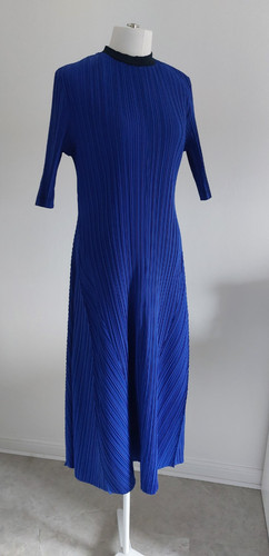 Adolfo dominguez blue pleated - adolfo,