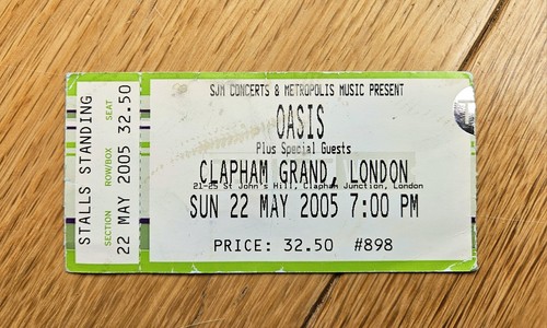 Oasis clapham grand 2005 - oasis,