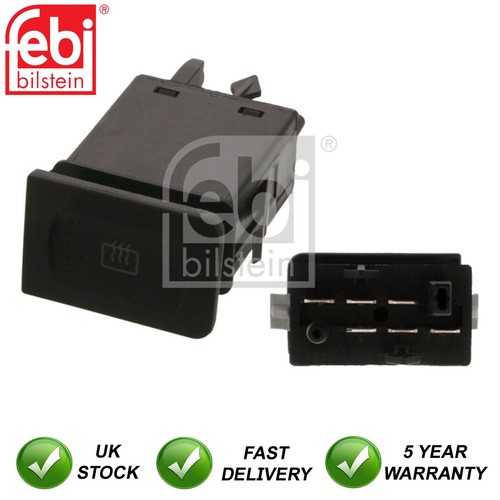 Rear window heater - switch, febi