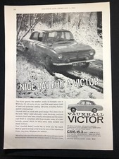 Vauxhall - Nice Day For Victor - Luton History - Original Press Clipping 1963 