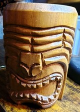 Vintage Tiki ("Ku") Face Hand