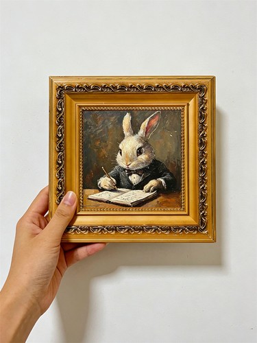 Vintage gentleman rabbit - gentleman,