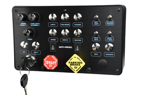 Sim panel classic - 2, button