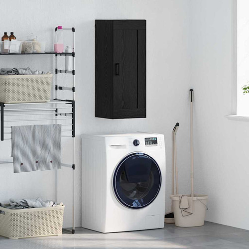 Wall cabinet black oak - cabinet,