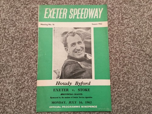 Exeter stoke 16 - v, 16/7/62