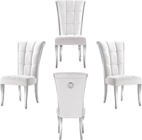 White and silver - silver, dining