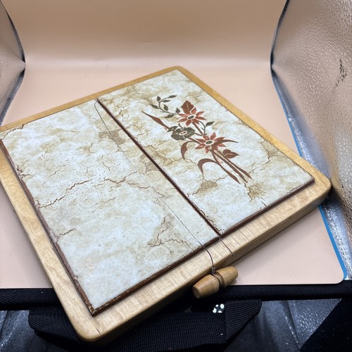 Vintage ceramic tile cheese - ceramic,