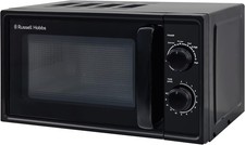 Russell Hobbs RHM1725B Microwave 17L 700W Defrost & Timer 5 Power Levels - Black