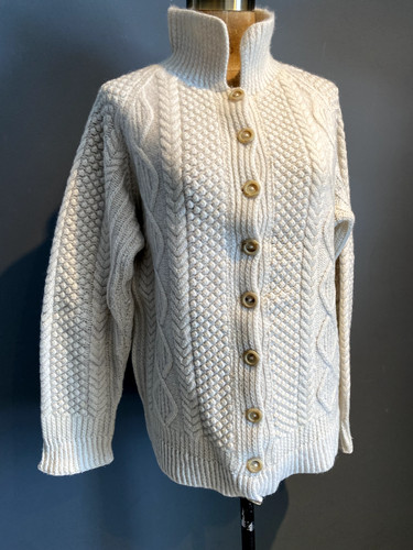 Unisex hand knit classic aran - knit,