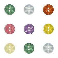 Round Baby Star Buttons for Children's Cardigans, Choose Your Col, Size & Qty