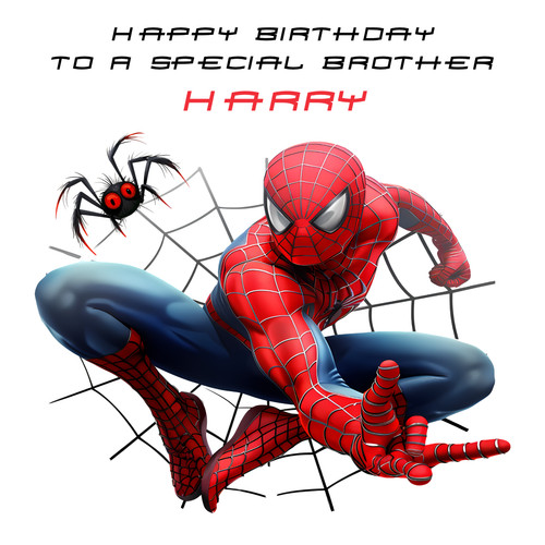 Personalised birthday card - personalised,