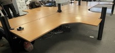 Office Wood Curved Desks:  180