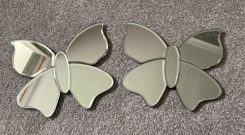 Mirrors butterfly shaped - -,